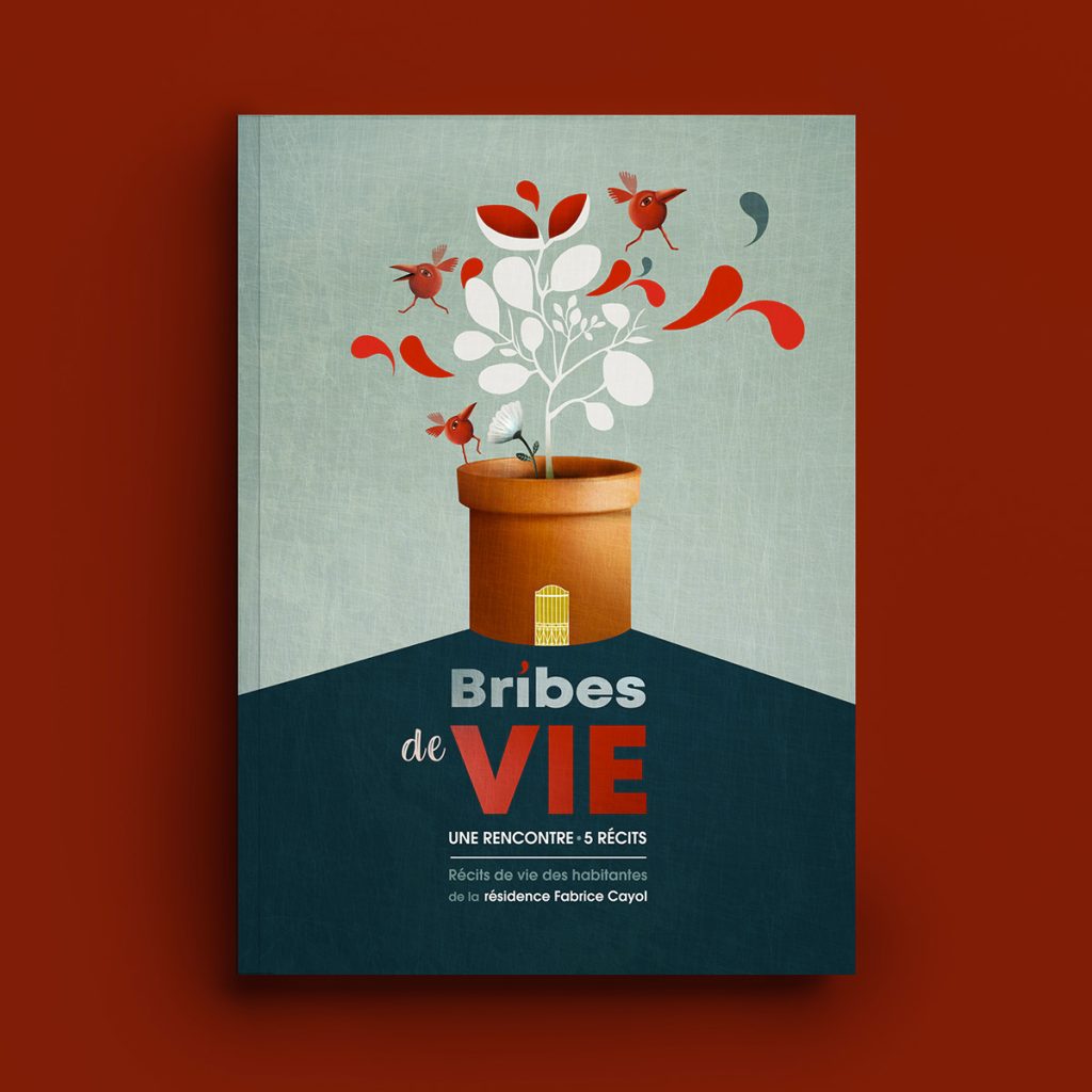 Recueil de récits de vie des résidents de la Villa Cayol à Nice - Conception graphique Anouchka Nowa