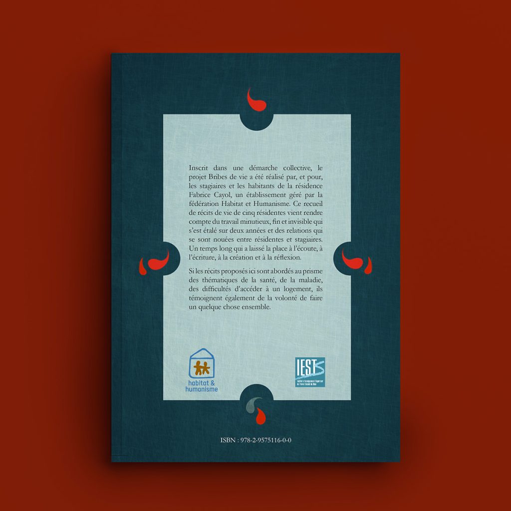 Recueil de récits de vie des résidents de la Villa Cayol à Nice - Conception graphique Anouchka Nowa