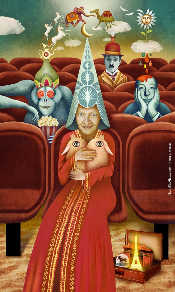 Portrait personnalisé réalisé par Anouchka Nowa – Série Portraits oniriques